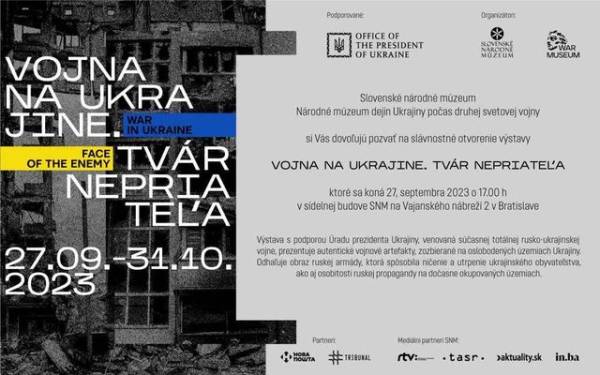 У Братиславі відкрили виставку про агресивну війну РФ проти України - INFBusiness