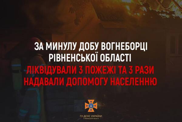 Скільки пожеж ліквідували рятувальники Рівненщини за минулу добу? - INFBusiness