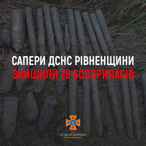 На Рівненщині знищили 26 боєприпасів часів Другої світової війни - INFBusiness