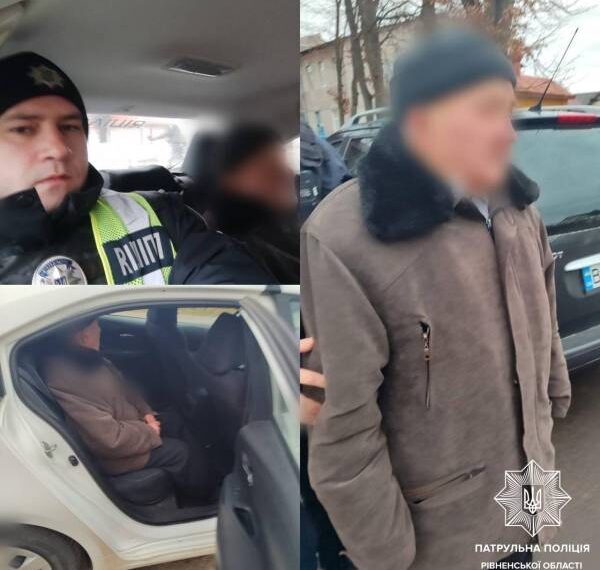 Дубенські патрульні супроводили до лікарні чоловіка