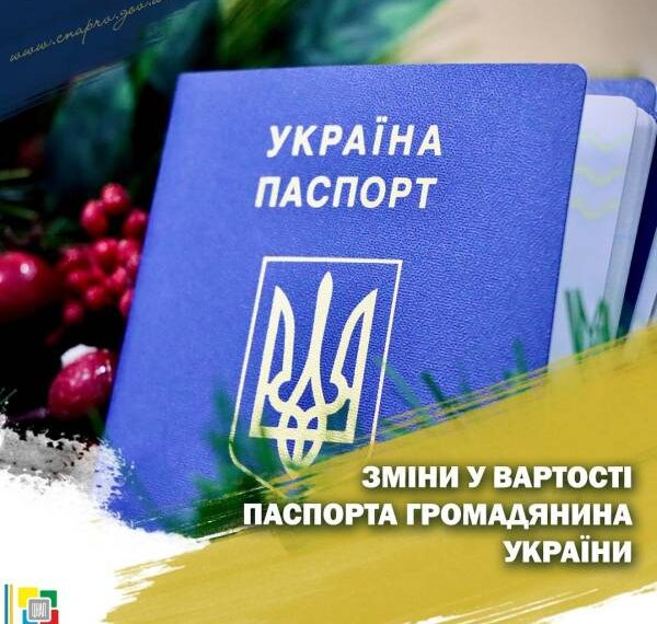 Змінилася ватрість оформлення паспорта громадянина України: нові ціни