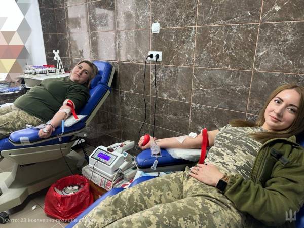 На Рівненщині військовослужбовці «задонатили» 18 літрів крові - INFBusiness