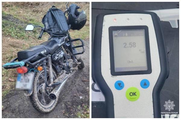На Дубенщині виявили мотоцикліста напідпитку - INFBusiness