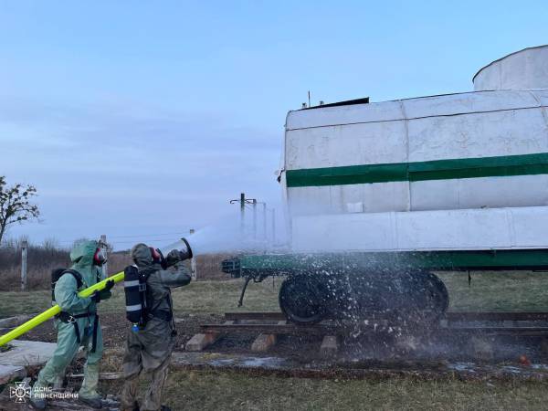 Рятувальники Рівненщини відпрацювали алгоритм дій при ДТП на залізничному переїзді - INFBusiness