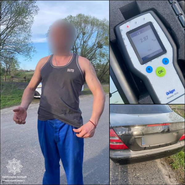 2,87 та 2, 34 проміле алкоголю: на Рівненщині правоохоронці відсторонили від керування водіїв напідпитку - INFBusiness