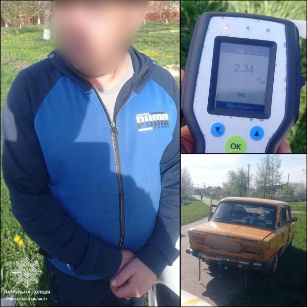 2,87 та 2, 34 проміле алкоголю: на Рівненщині правоохоронці відсторонили від керування водіїв напідпитку - INFBusiness