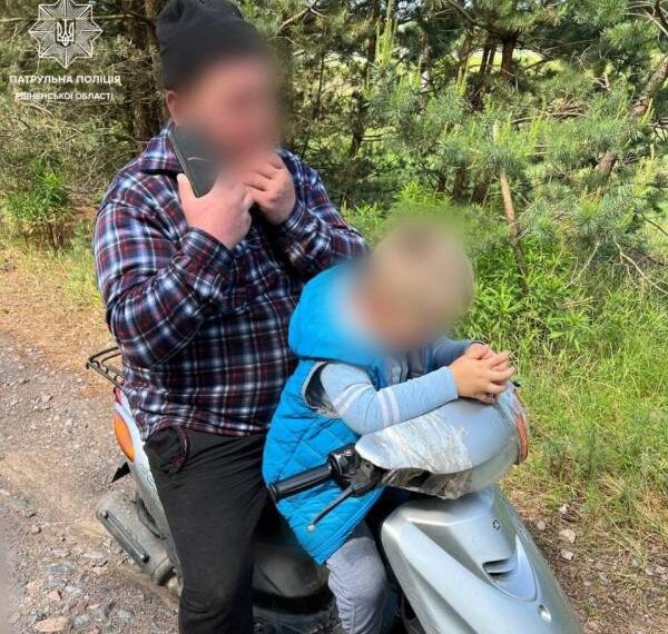 На Рівненщині батько віз дитину на скутері у стані алкогольного сп’яніння