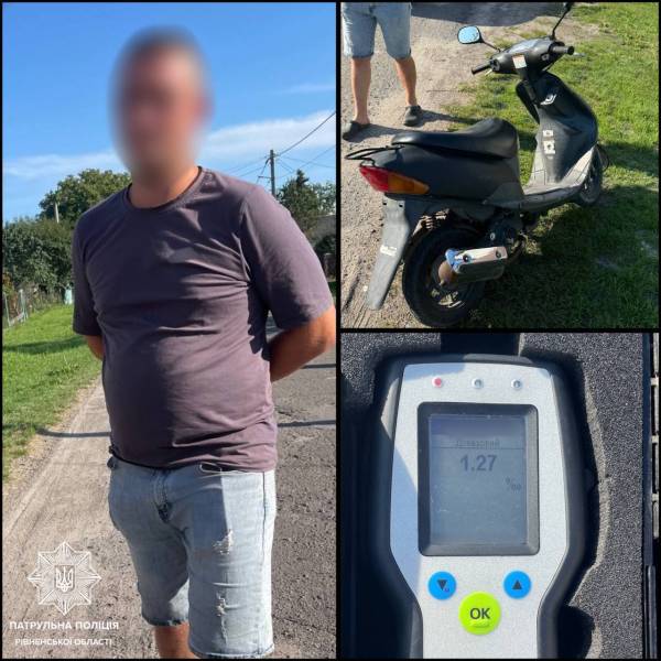 Сіли за кермо на підпитку: на Дубенщині трьох водіїв двоколісних відсторонили від керування - INFBusiness