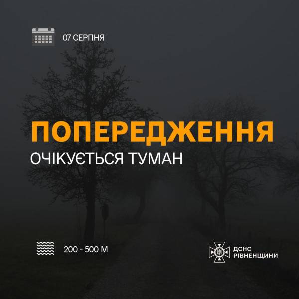 На Рівненщині через туман очікується погана видимість на дорозі - INFBusiness