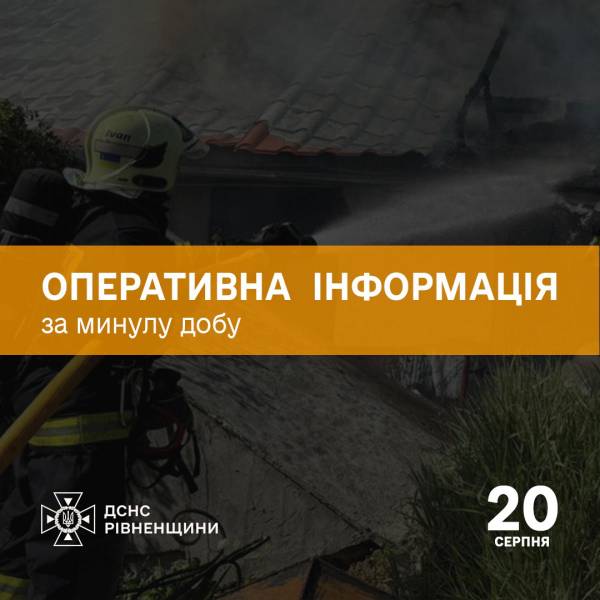 На Рівненщині рятувальники гасили чотири пожежі за добу - INFBusiness