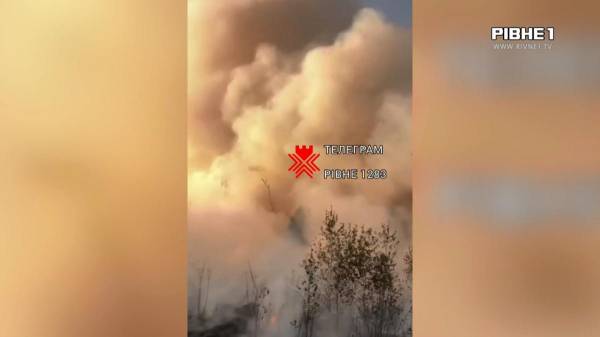 На Рівненщині шостий день триває ліквідація масштабної пожежі (ВІДЕО) - INFBusiness