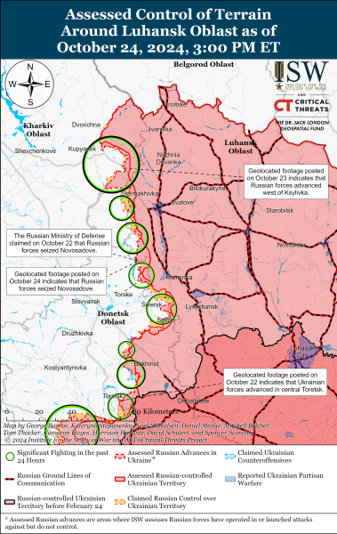 Сили оборони просунулися на Курщині та біля Торецька: огляд фронту від ISW - INFBusiness