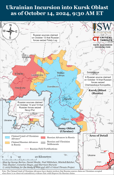 Росія зосередилась на східних напрямках фронту та тисне на Курщині: огляд фронту від ISW - INFBusiness