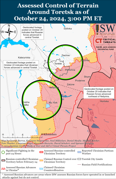 Сили оборони просунулися на Курщині та біля Торецька: огляд фронту від ISW - INFBusiness