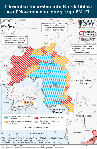 Зміни на Курщині та Запоріжжі, просування на Покровському напрямку: огляд фронту від ISW - INFBusiness