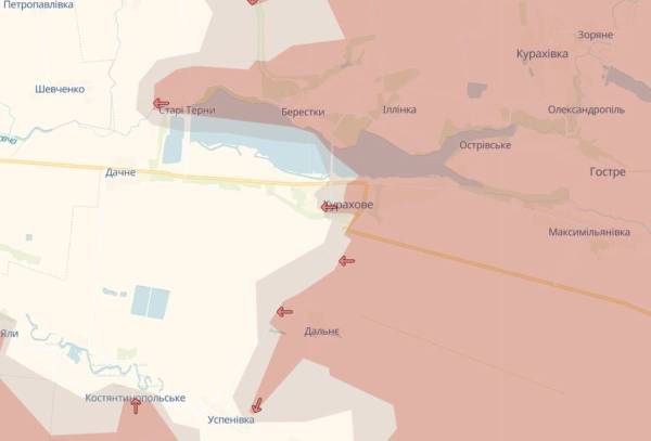 Новопустинка, Старі Терни, Іллінка та Новодмитрівка окуповані: DeepState оновили карту фронту - INFBusiness