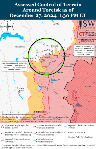 Ворог просунувся біля Покровська, Торецька та інших міст: огляд фронту від ISW - INFBusiness