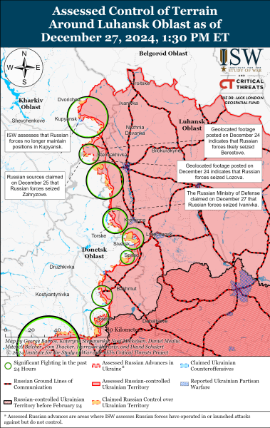 Ворог просунувся біля Покровська, Торецька та інших міст: огляд фронту від ISW - INFBusiness