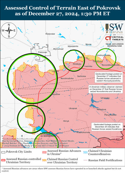 Ворог просунувся біля Покровська, Торецька та інших міст: огляд фронту від ISW - INFBusiness