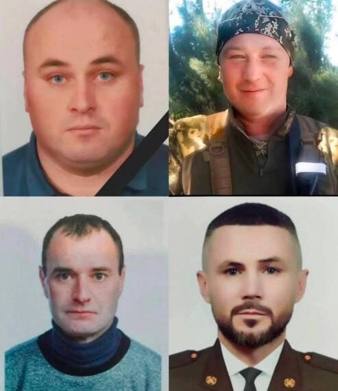 На Рівненщині провели останнім земним шляхом чотирьох воїнів