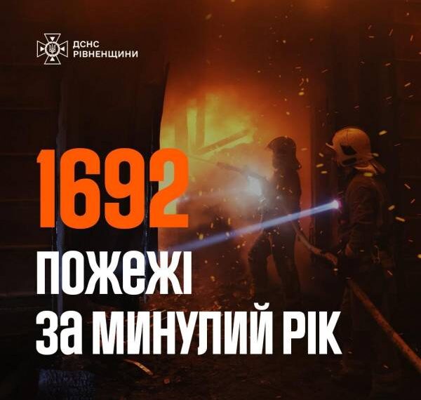 У пожежах на Рівненщині за рік загинули 34 людини