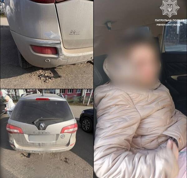 У Рівному водійка у стані алкогольного сп`яніння скоїла ДТП