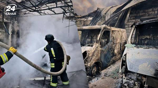Масована атака на Київщину: рятувальники показали фото наслідків - INFBusiness