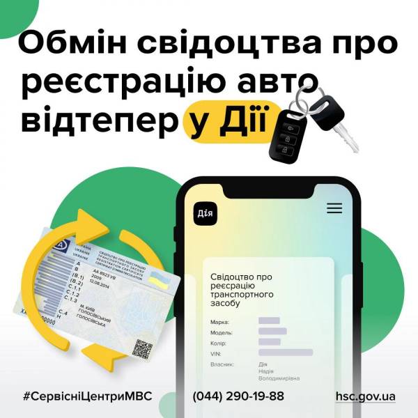 Відновлюйте та обмінюйте свідоцтво про реєстрацію авто онлайн у застосунку Дія - INFBusiness