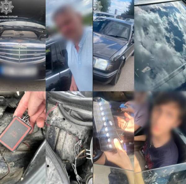 На Рівненщині патрульні зняли незаконні спецсигнали з двох Mercedes - INFBusiness