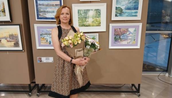 Художниця Анна Полат показала на виставці в Анкарі краєвиди української природи