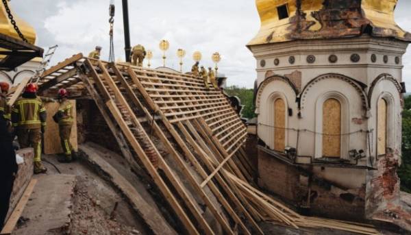 На території Києво-Печерської лаври постраждало 19 об’єктів культурної спадщини