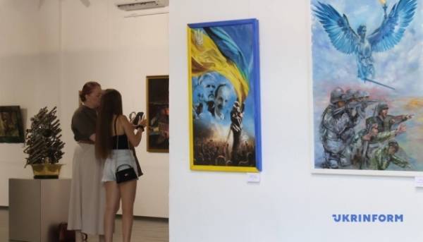 В столиці розгорнулася експозиція, присвячена Дню Незалежності України.