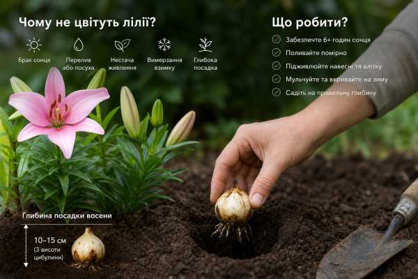 Чому лілії не зацвітають: причини та рішення від досвідченого садівника