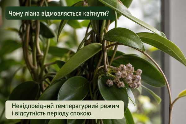 Чому ліана не квітне: причини та як спонукати до цвітіння