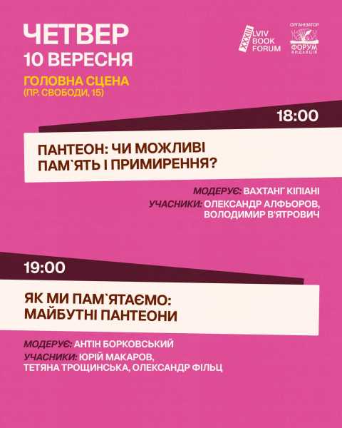 33 Book Forum: програма подій з провідними українськими та світовими інтелектуалами